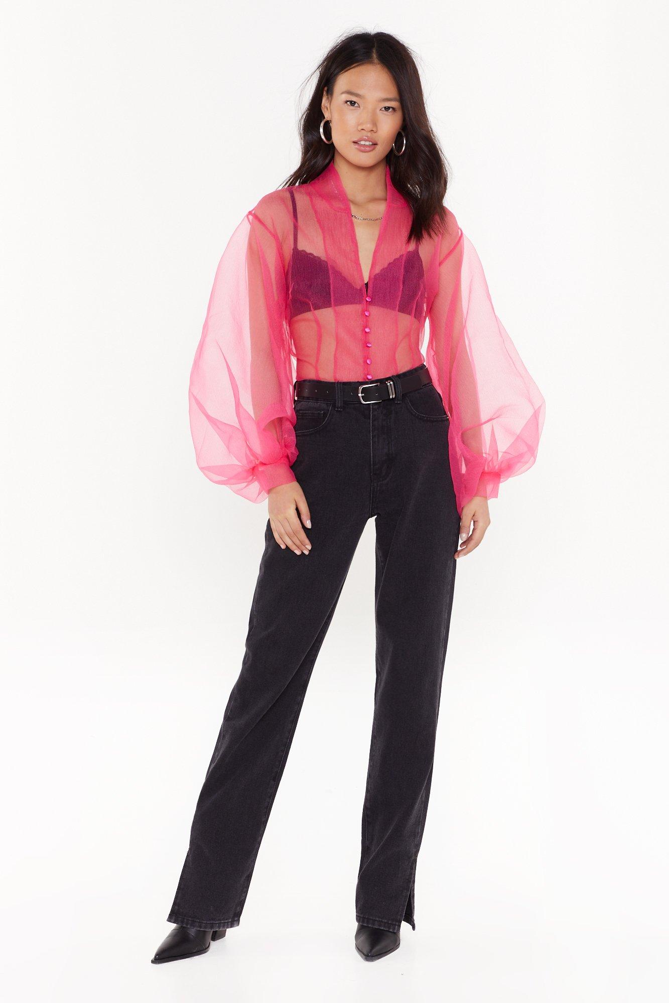 Nasty gal sale organza top